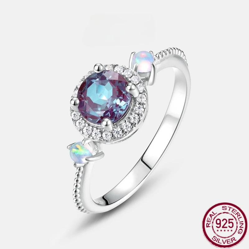 New S925 Pure Silver Alexander Transform Stone Set, Cultivate Double Color Treasure Finger Ring, Wedding Jewelry
New S925 Pure Silver Alexander Transform Stone Set, Cultivate Double Color Treasure Finger Ring, Wedding Jewelry