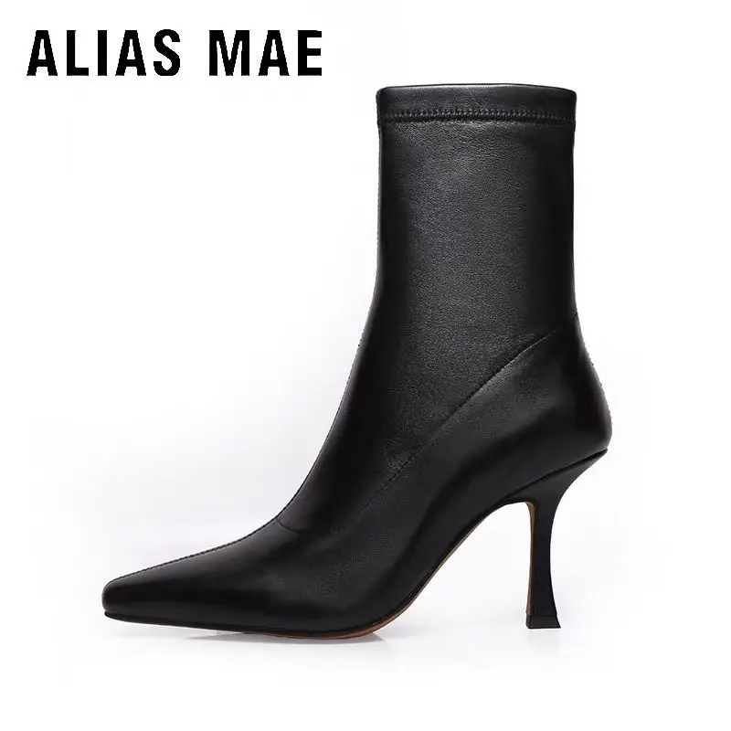 ALIAS MAE Charming Women's High Heel Boots Elegant Lady City Walking Pointed Zipper Glossy Leather Fashion High Heels
ALIAS MAE Charming Women's High Heel Boots Elegant Lady City Walking Pointed Zipper Glossy Leather Fashion High Heels