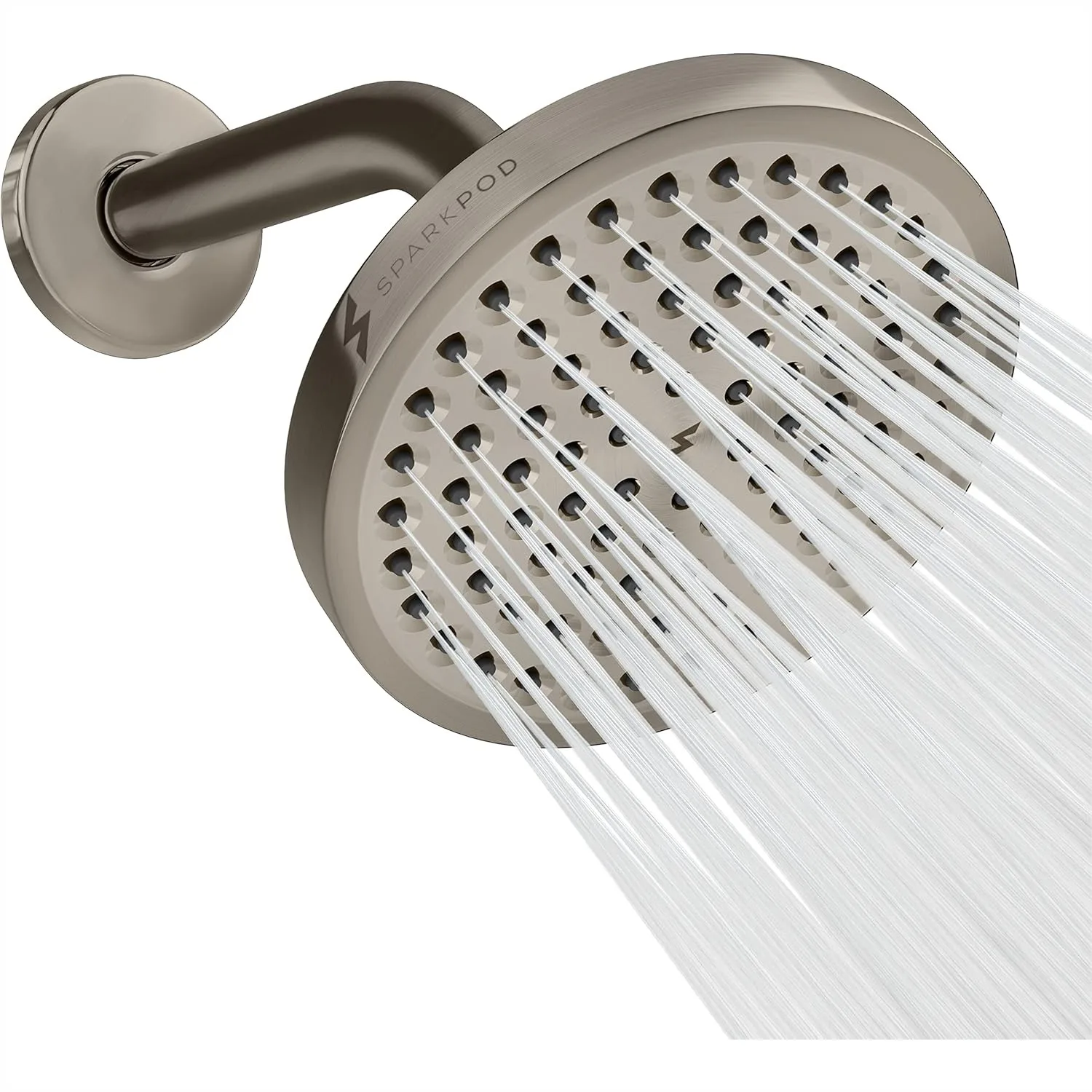 6" Rain Shower Head with 6" Shower Arm, High Pressure Rainfall, Tool-less 1-Min Installation, Energy Saving, Easy-Clean Nozzles
6" Rain Shower Head with 6" Shower Arm, High Pressure Rainfall, Tool-less 1-Min Installation, Energy Saving, Easy-Clean Nozzles