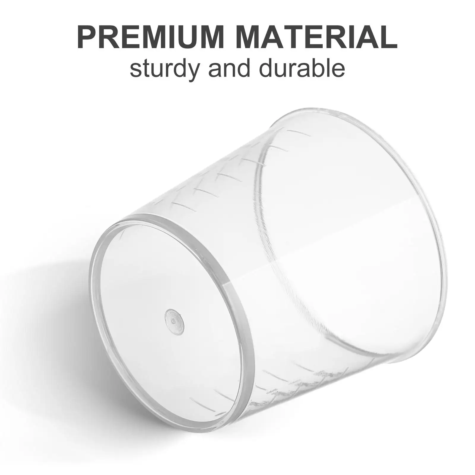 50 Pcs Plastic Measuring Cup Beaker Cups Graduated Liquid Container with Graduations
50 Pcs Plastic Measuring Cup Beaker Cups Graduated Liquid Container with Graduations