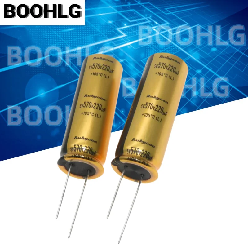 2PCS original fever amplifier gold shell capacitor 570V 220UF 18X50MM replacement 450V 220UF
2PCS original fever amplifier gold shell capacitor 570V 220UF 18X50MM replacement 450V 220UF