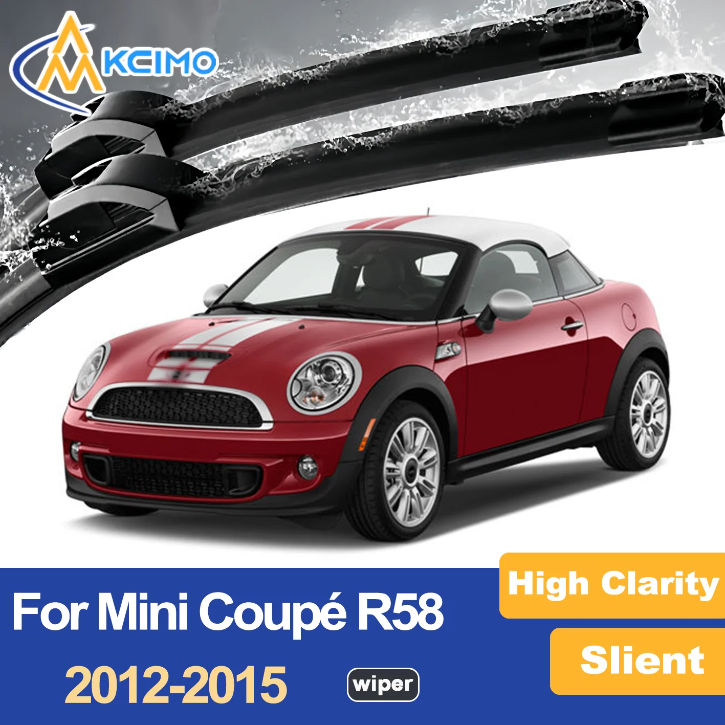High Performance Wiper Blades for Mini Coupé R58 2012-2015 Streak Free Durable Weather Resistant
High Performance Wiper Blades for Mini Coupé R58 2012-2015 Streak Free Durable Weather Resistant