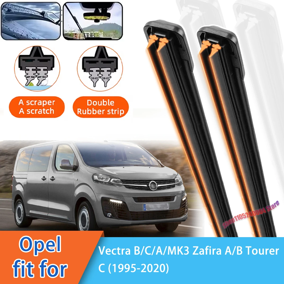 For Opel Vectra B C A MK3 Zafira A B Tourer C Models Front Windscreen Wipers Double Rubber Car Wiper Blades Accessories
For Opel Vectra B C A MK3 Zafira A B Tourer C Models Front Windscreen Wipers Double Rubber Car Wiper Blades Accessories
