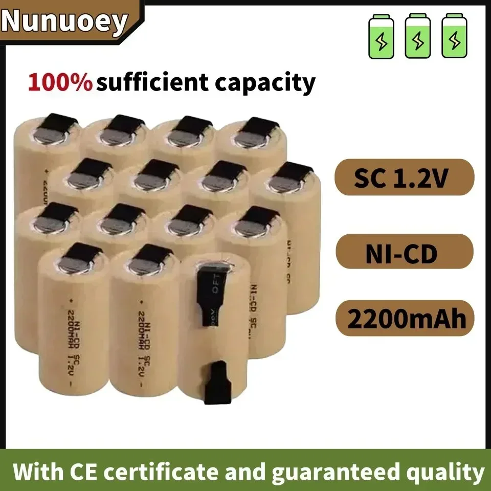 2025 New Ultra Low Price 2-20 SC 1.2V 2200mAh Rechargeable Battery Nickel Coin Battery Power Tool Akkumulator
2025 New Ultra Low Price 2-20 SC 1.2V 2200mAh Rechargeable Battery Nickel Coin Battery Power Tool Akkumulator