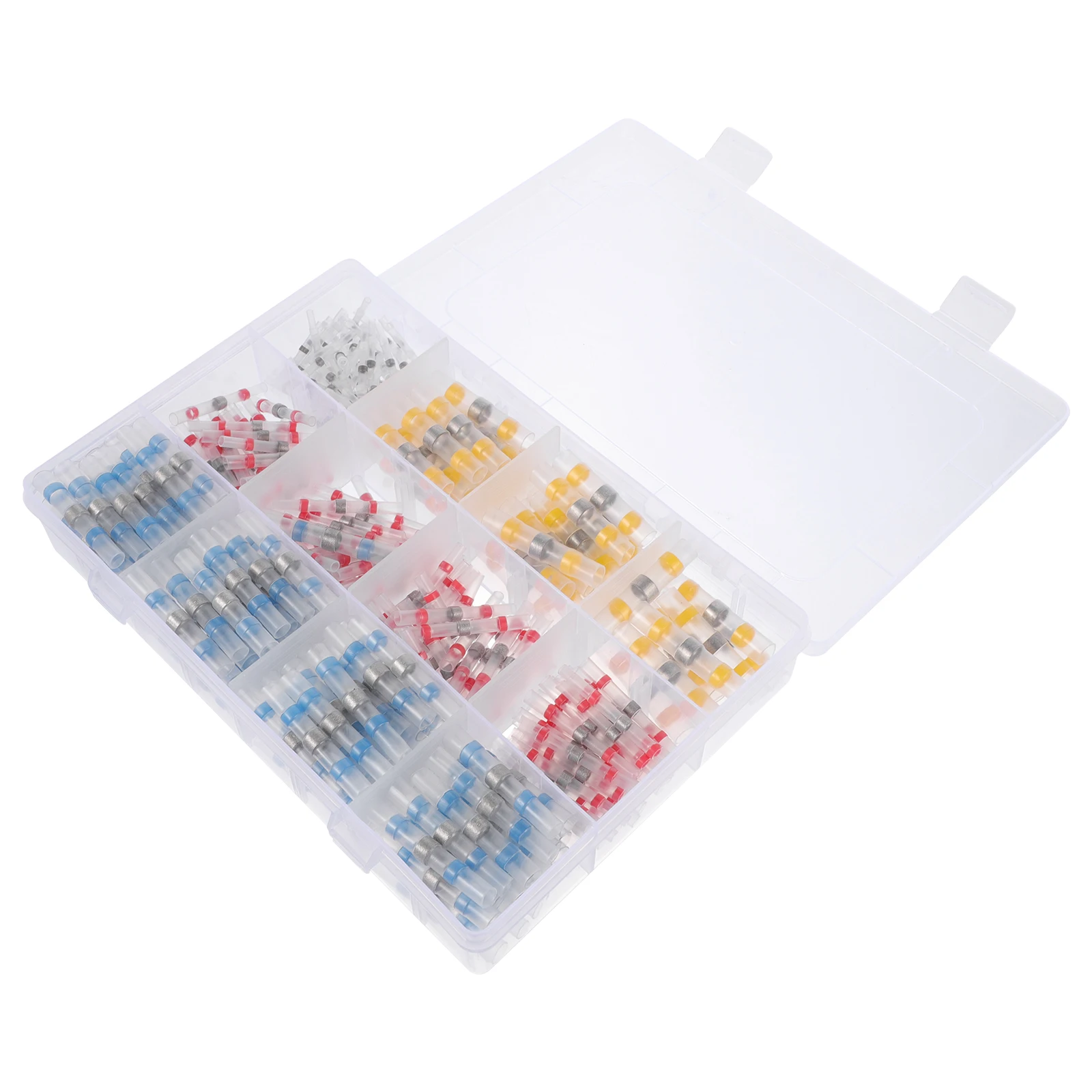 350 Pcs Electrical Butt Splice Boat Splices Solder Seal Wire Connectors Heat Shrink Terminals
350 Pcs Electrical Butt Splice Boat Splices Solder Seal Wire Connectors Heat Shrink Terminals