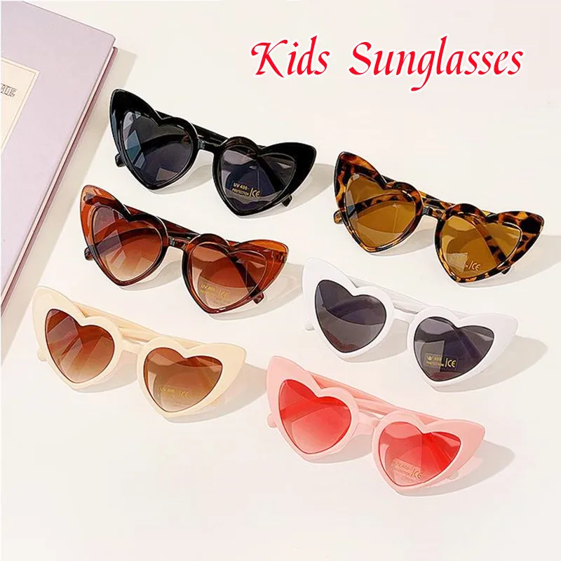 Kids Heart-shaped Sunglasses Outdoor Lovely Cartoon Glasses for Children Boys Girls Summer Classic UV 400 Eye protection Eyewear
Kids Heart-shaped Sunglasses Outdoor Lovely Cartoon Glasses for Children Boys Girls Summer Classic UV 400 Eye protection Eyewear
