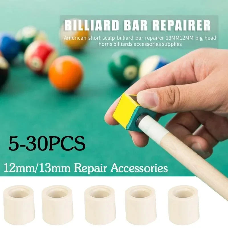 Durable Ferrulesl Skillful Manufacture 5pcs Billiards Snooker Ferrule Professional Pool Cue Ferrules 12mm/13mm White
Durable Ferrulesl Skillful Manufacture 5pcs Billiards Snooker Ferrule Professional Pool Cue Ferrules 12mm/13mm White