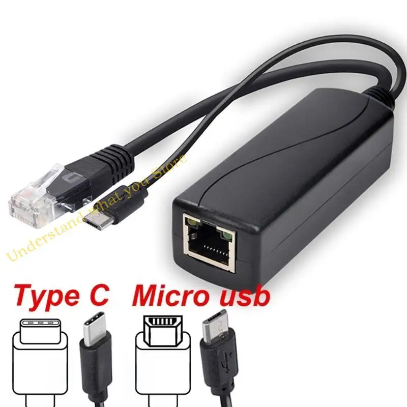 J60A POE Ethernet Power Over Splitter от 48 В до 5 В MicroUSB Тип C DC5.5x2.1 DC3.5x1.35
J60A POE Ethernet Power Over Splitter от 48 В до 5 В MicroUSB Тип C DC5.5x2.1 DC3.5x1.35