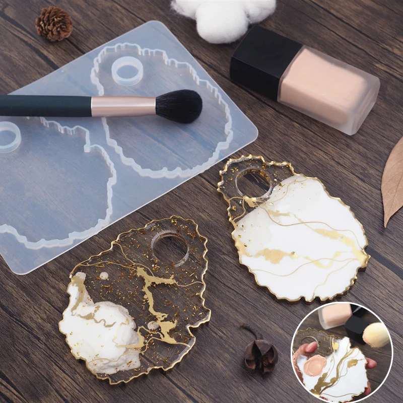 1pc Creative New Silicone Irregular Tray Molds DIY Crafts Resin Epoxy Cosmetics Make Up Palette Mould New
1pc Creative New Silicone Irregular Tray Molds DIY Crafts Resin Epoxy Cosmetics Make Up Palette Mould New