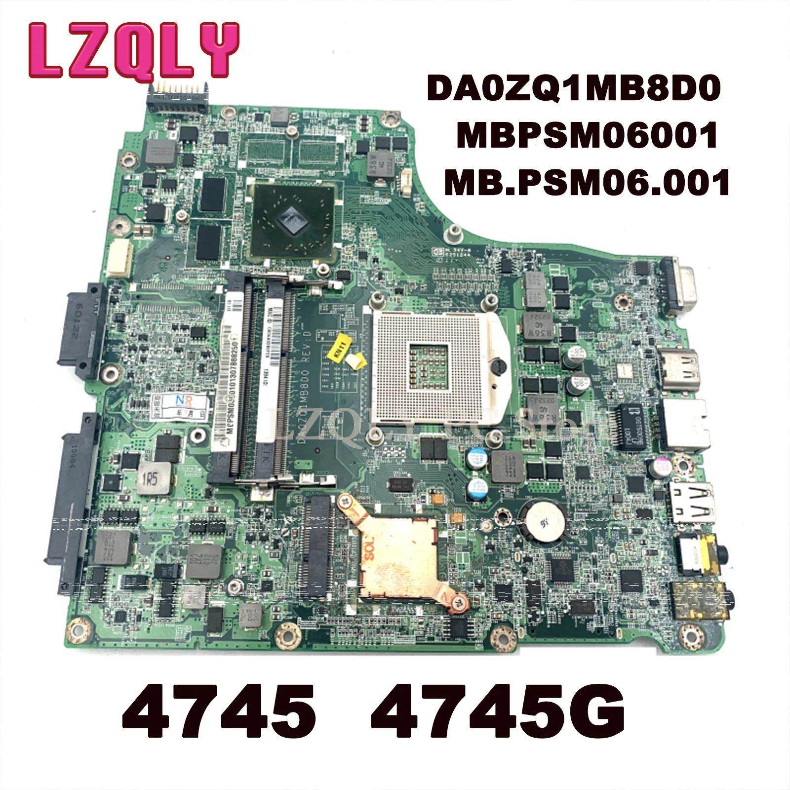 LZQLY For Acer ASPIRE 4745 4745G DA0ZQ1MB8D0 MBPSM06001 MB.PSM06.001 Laptop Motherboard HD5470 GPU DDR3 HM55 Free CPU
LZQLY For Acer ASPIRE 4745 4745G DA0ZQ1MB8D0 MBPSM06001 MB.PSM06.001 Laptop Motherboard HD5470 GPU DDR3 HM55 Free CPU