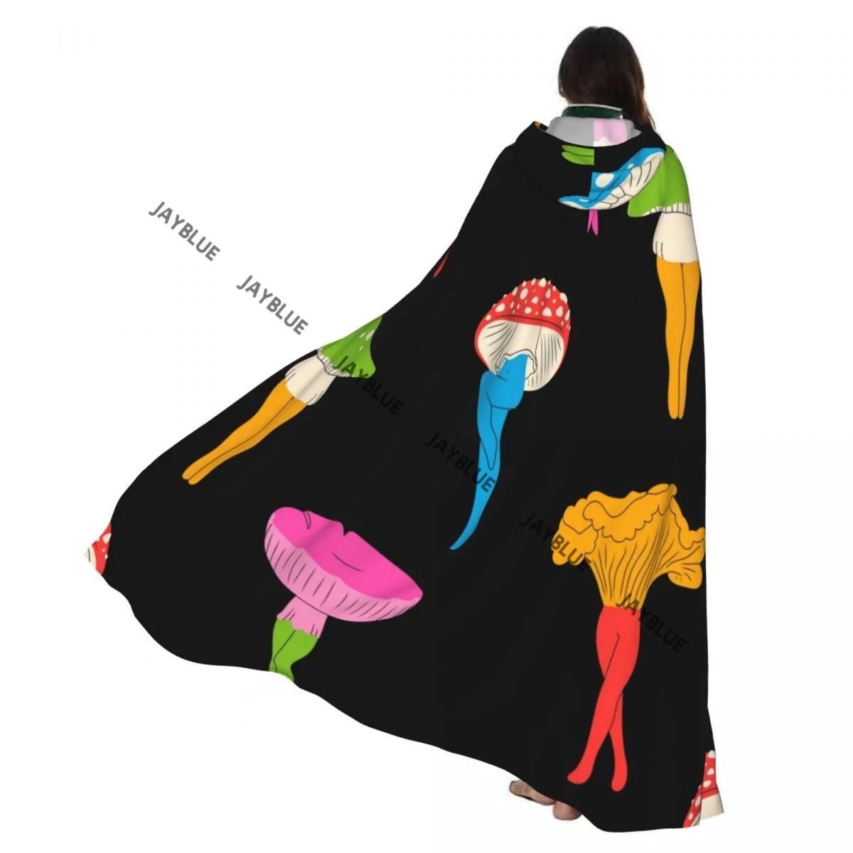 Long Cape Cloak Abstract Ladies With Mushroom Hats Hooded Cloak Coat Autumn Hoodies
Long Cape Cloak Abstract Ladies With Mushroom Hats Hooded Cloak Coat Autumn Hoodies