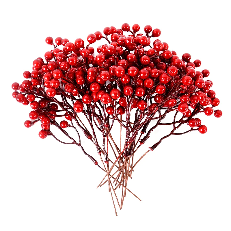 5pcs Red Christmas Berries Artificial Holly Berry Flowers Stamen Christmas DIY Wreath Ornaments New Year Party Gifts Decorations
5pcs Red Christmas Berries Artificial Holly Berry Flowers Stamen Christmas DIY Wreath Ornaments New Year Party Gifts Decorations