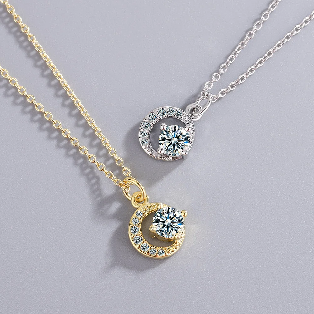 925 Sterling Silver Star Moon Zircon Pendants Necklace For Women Party Luxury Quality Jewelry Offers With GaaBou
925 Sterling Silver Star Moon Zircon Pendants Necklace For Women Party Luxury Quality Jewelry Offers With GaaBou