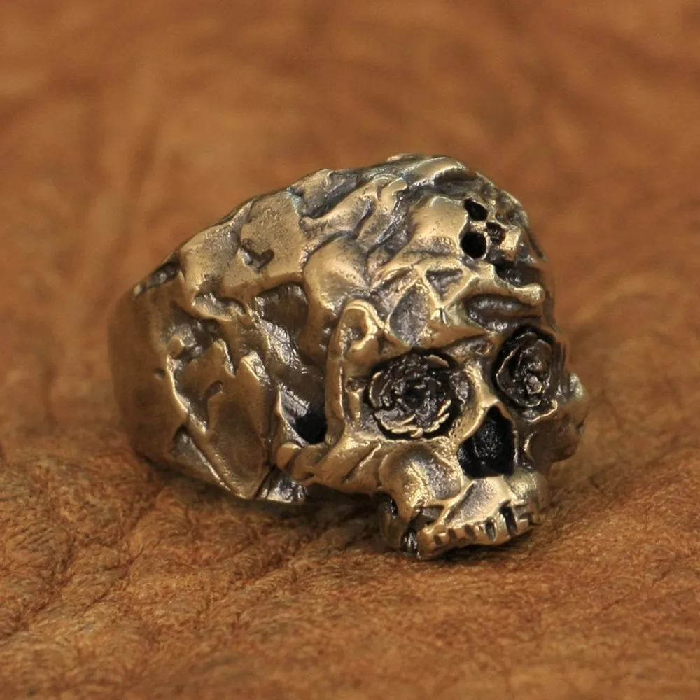 Details Brass Rose Skull Ring Biker Punk Jewelry BR280 US Size 7~15
Details Brass Rose Skull Ring Biker Punk Jewelry BR280 US Size 7~15