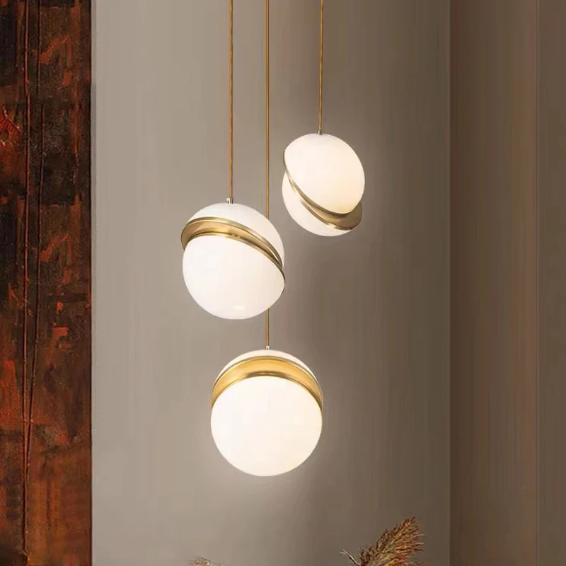 Modern Pendant Lamp Luxurious Gold Glass LED Ball Lampshade Hanging Lights Fixtures For Dining Room Bedroom Decoration Lighting
Modern Pendant Lamp Luxurious Gold Glass LED Ball Lampshade Hanging Lights Fixtures For Dining Room Bedroom Decoration Lighting