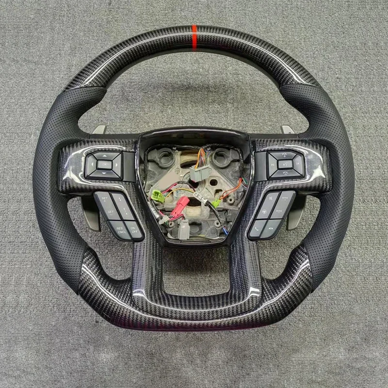 Dongsui Car Accessories Carbon Fiber Steering Wheel For Ford F150 Raptor 2020
Dongsui Car Accessories Carbon Fiber Steering Wheel For Ford F150 Raptor 2020