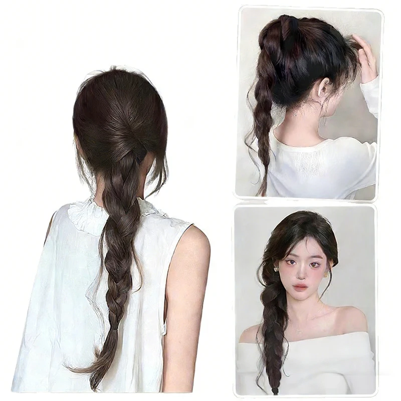 Long Curly Wig Natural Synthetic Ponytail Braided Women Hair Claw Clip With Drawstring Hair Extensions Fashion Wig Hairpiece
Long Curly Wig Natural Synthetic Ponytail Braided Women Hair Claw Clip With Drawstring Hair Extensions Fashion Wig Hairpiece
