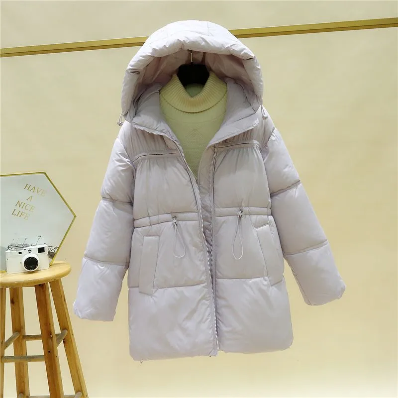 2024 New Winter Thick Down Cotton Jacket Women Mid-Length Parkas Fashion Solid Color Warm Padded Coat Female Slim Outerwear W068
2024 New Winter Thick Down Cotton Jacket Women Mid-Length Parkas Fashion Solid Color Warm Padded Coat Female Slim Outerwear W068