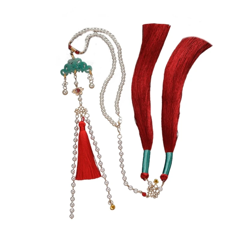 Elegant Fringed Chain Artfiticial Pearl Pendant Eye-Catching Skirt Chain Chinese Costume Necklace Cheongsam Charm Decors
Elegant Fringed Chain Artfiticial Pearl Pendant Eye-Catching Skirt Chain Chinese Costume Necklace Cheongsam Charm Decors