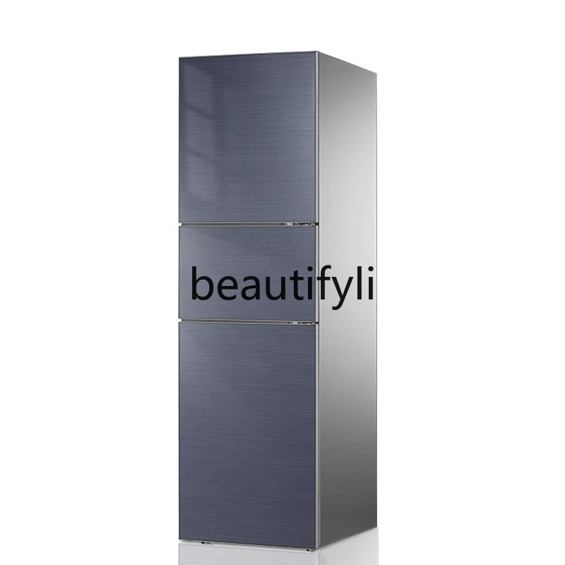 Refrigerator Three-Door Model for Home and Dormitory Use, First-Class Energy Efficiency, Brushed Glass Door Refrigerator
Refrigerator Three-Door Model for Home and Dormitory Use, First-Class Energy Efficiency, Brushed Glass Door Refrigerator