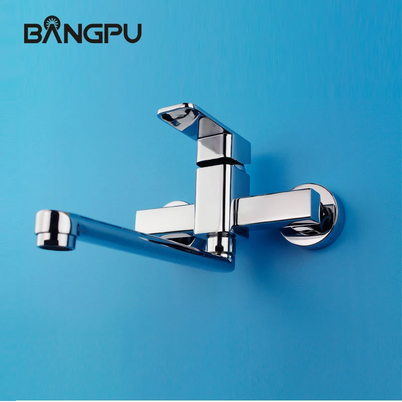Wall Mounted Kitchen Sink Faucet Single Handle 360° Rotation Hot And Cold Mixer Taps Double Hole Kitchen Faucet Chrome
Wall Mounted Kitchen Sink Faucet Single Handle 360° Rotation Hot And Cold Mixer Taps Double Hole Kitchen Faucet Chrome