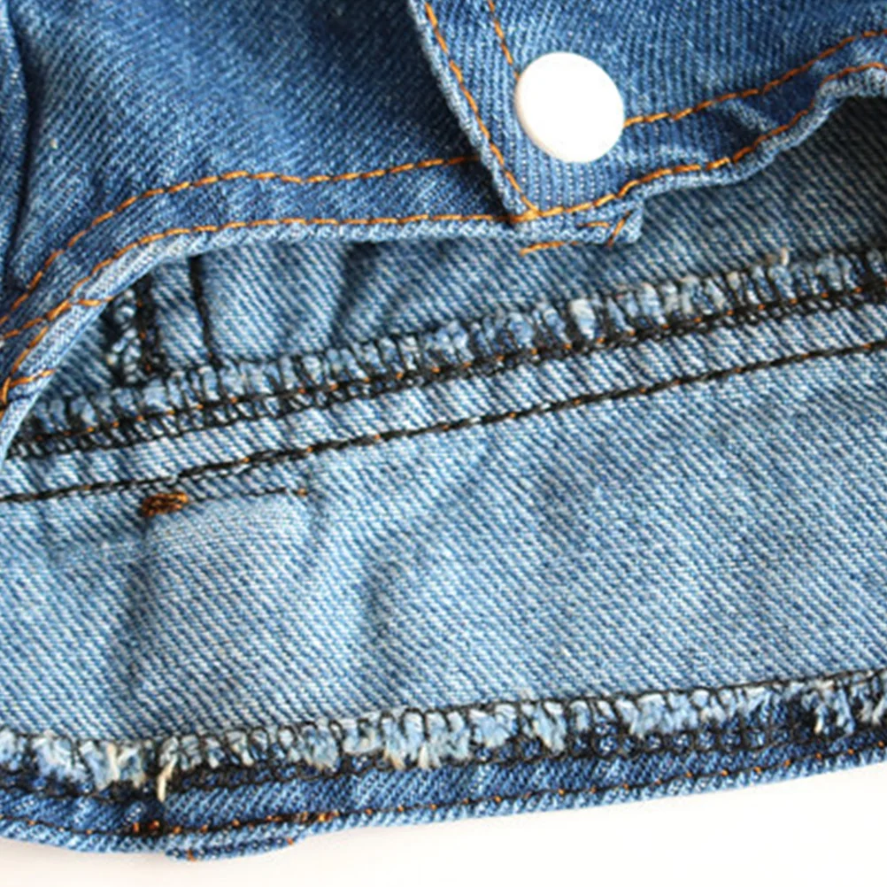 Pet Cowboy Vest Denim Jacket Black Knitted Hat Size Xxl Autumn Winter Dog Apparel Retro Style Protective Sunlight Coat 
Pet Cowboy Vest Denim Jacket Black Knitted Hat Size Xxl Autumn Winter Dog Apparel Retro Style Protective Sunlight Coat