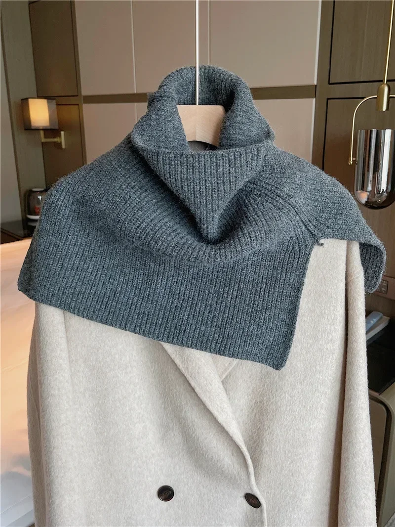 Poncho Knitted Cloak Scarf Women's Fashion Outwear Pullover Neck Solid Color Neck Sleeve Knitted Small Shawl Spring Autumn G1
Poncho Knitted Cloak Scarf Women's Fashion Outwear Pullover Neck Solid Color Neck Sleeve Knitted Small Shawl Spring Autumn G1