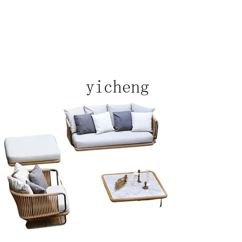 Outdoor Sofa Villa Leisure Rattan Chair Garden Patio Terrace Balcony Furniture Rattan Sunscreen Waterproof Double
Outdoor Sofa Villa Leisure Rattan Chair Garden Patio Terrace Balcony Furniture Rattan Sunscreen Waterproof Double