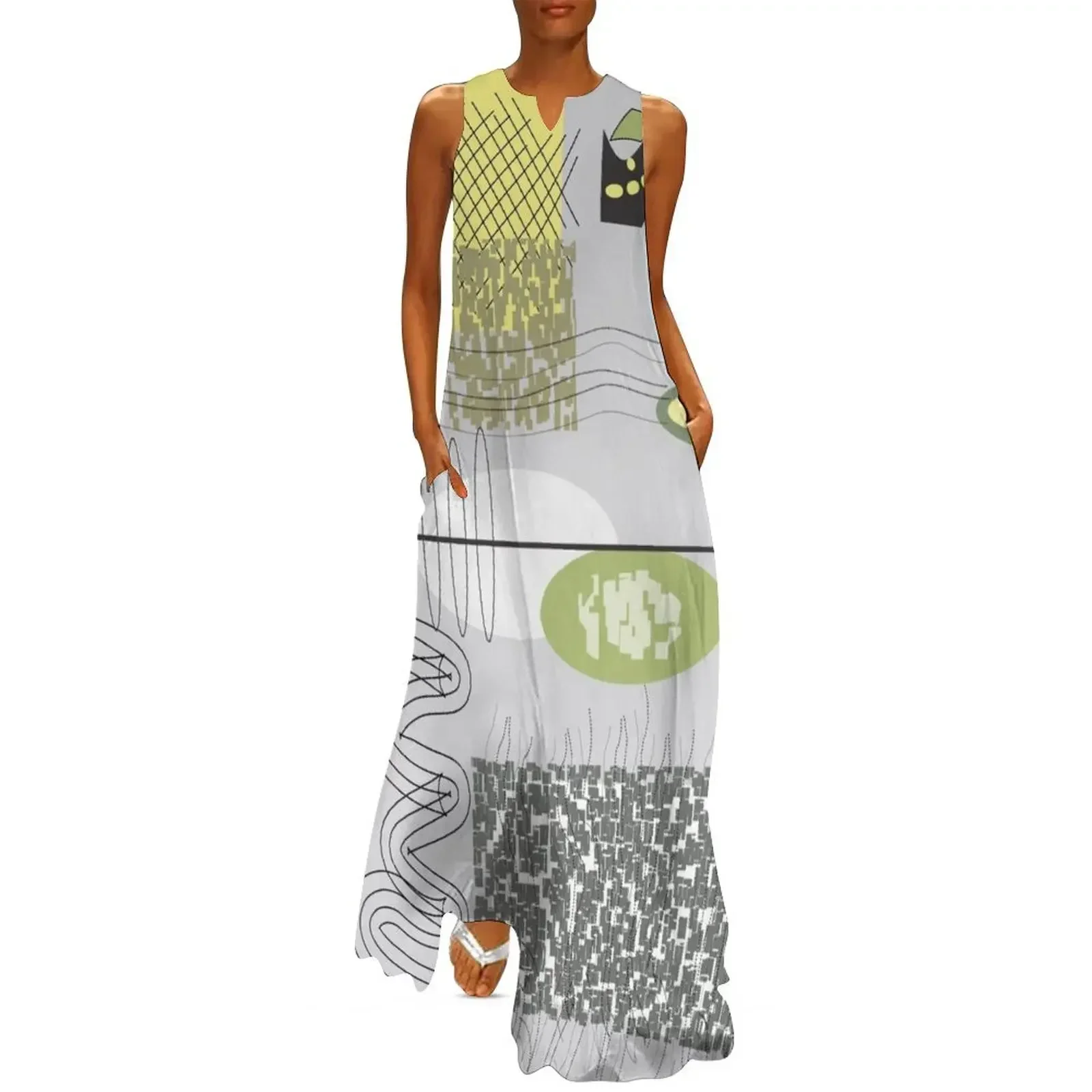 Total Chaos Long Dress women's evening dresses summer dress women's elegant loose dresses summer clothes for women Dress
Total Chaos Long Dress women's evening dresses summer dress women's elegant loose dresses summer clothes for women Dress
