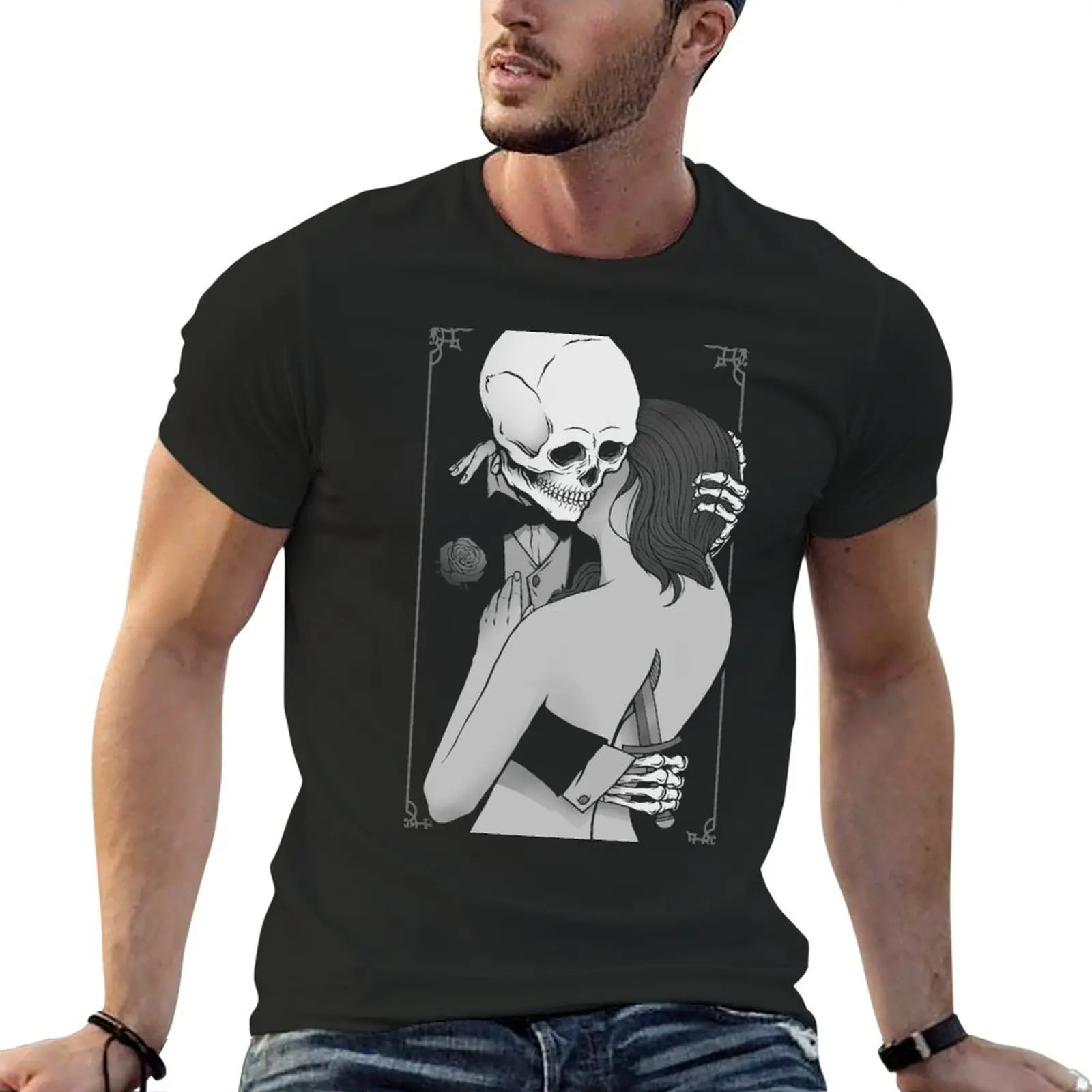 Love and Death T-Shirt customs design your own quick drying valentines clothes mens tall t shirts
Love and Death T-Shirt customs design your own quick drying valentines clothes mens tall t shirts