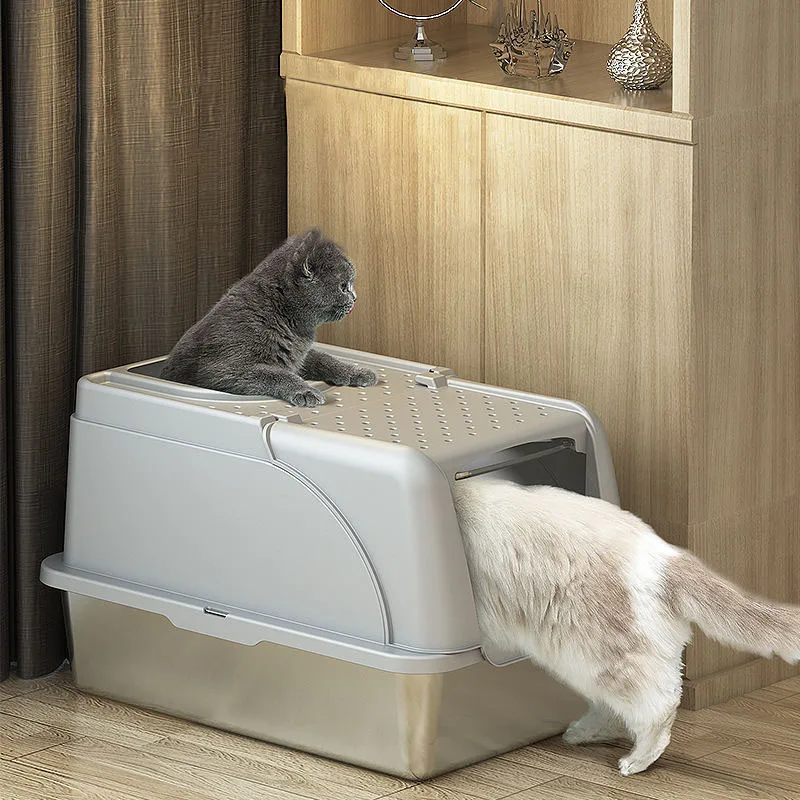 High Quality Cat Bedpan Box with Easy Clean Anti-Leakage Stainless Steel Lid
High Quality Cat Bedpan Box with Easy Clean Anti-Leakage Stainless Steel Lid