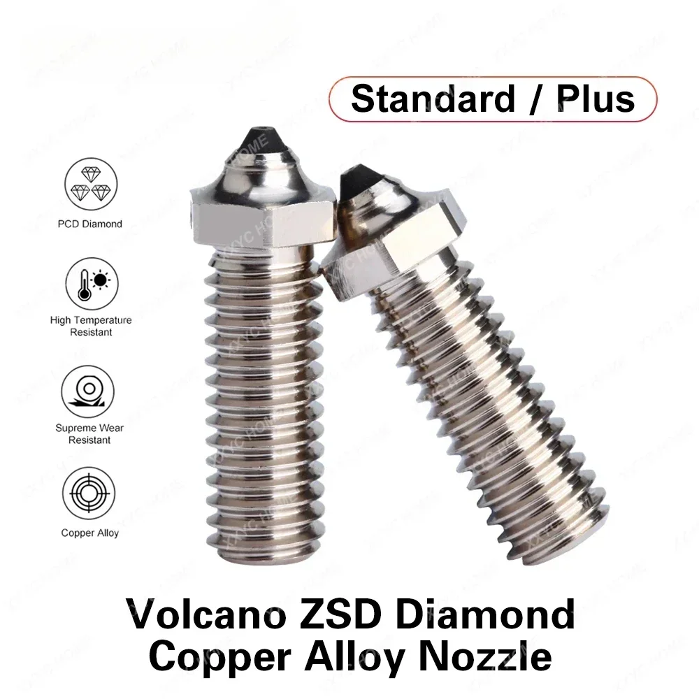 C Trianglelab Volcano ZSD Diamond Copper Alloy Nozzle High Temperature and Wear Resistant For Volcano Hotend rapido uhf Printer
C Trianglelab Volcano ZSD Diamond Copper Alloy Nozzle High Temperature and Wear Resistant For Volcano Hotend rapido uhf Printer