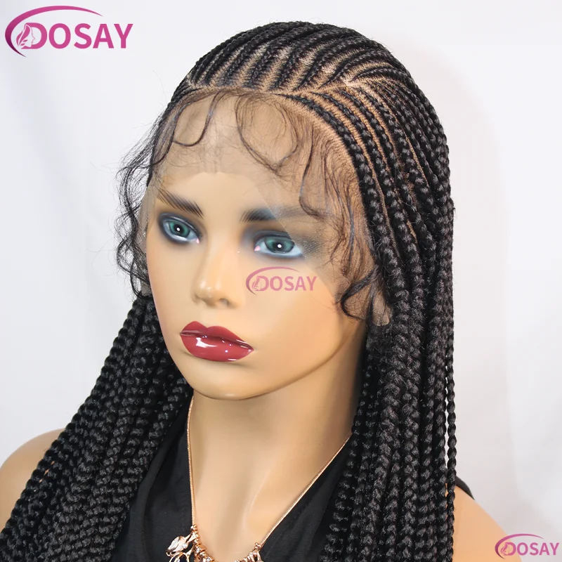 36-дюймовые плетеные парики Cornrow, синтетические полные кружевные передние косы, парики с детскими волосами, плетеные парики Jumbo Box для чернокожих женщин
36-дюймовые плетеные парики Cornrow, синтетические полные кружевные передние косы, парики с детскими волосами, плетеные парики Jumbo Box для чернокожих женщин