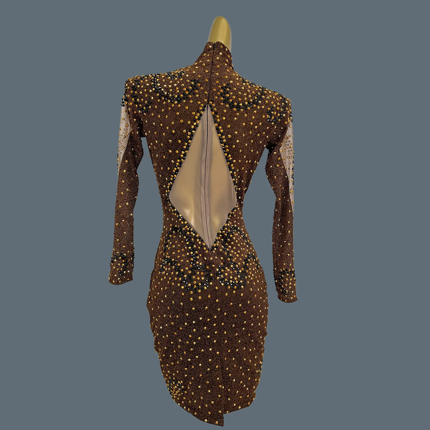 Mesh Dress Bodycon Long Sleeved Short Gown for Women High-end Luxury Sparkly Rhinestone Dress Birthday Party Show Wear Tuhaojin
Mesh Dress Bodycon Long Sleeved Short Gown for Women High-end Luxury Sparkly Rhinestone Dress Birthday Party Show Wear Tuhaojin