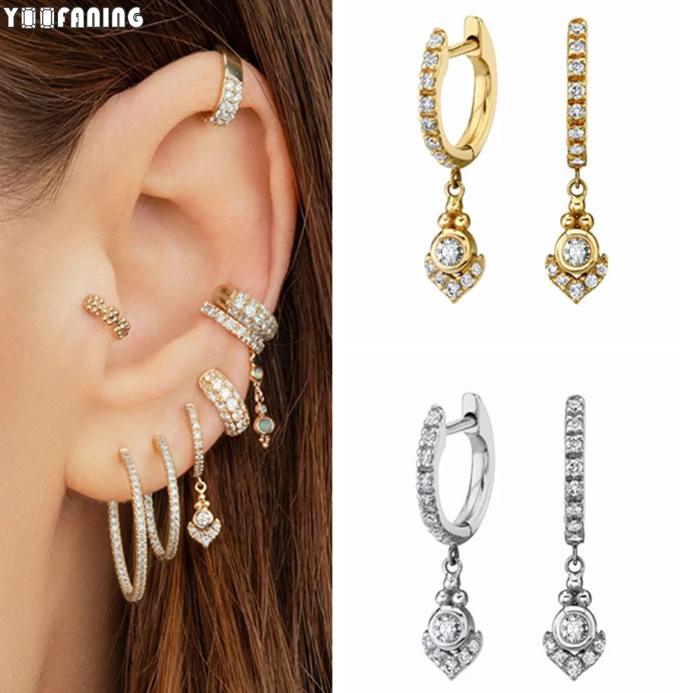 925 Sterling Silver Ear Needle High Luxury Gold Silver Hoop Earrings Egg White Cluster Pendant Design Earrings for Women Jewelry
925 Sterling Silver Ear Needle High Luxury Gold Silver Hoop Earrings Egg White Cluster Pendant Design Earrings for Women Jewelry