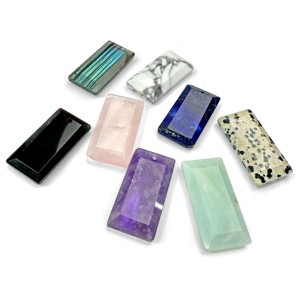 5pcs 13x25MM Rectangle Shape Natural Stone Pendant Charm For Jewelry Making Handmade Necklace Earring Gem Accessories
5pcs 13x25MM Rectangle Shape Natural Stone Pendant Charm For Jewelry Making Handmade Necklace Earring Gem Accessories