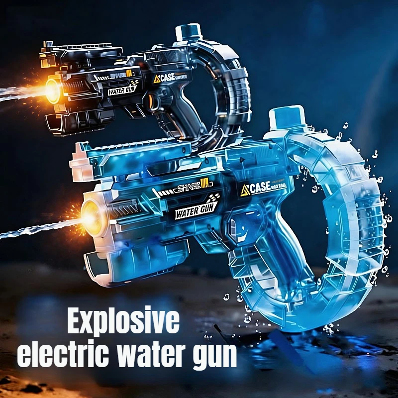Electric Water Guns for Kids Powerful Continuous Shooting Automatic Water Blasters with Led Lights Children Summer Outdoor Toys
Electric Water Guns for Kids Powerful Continuous Shooting Automatic Water Blasters with Led Lights Children Summer Outdoor Toys