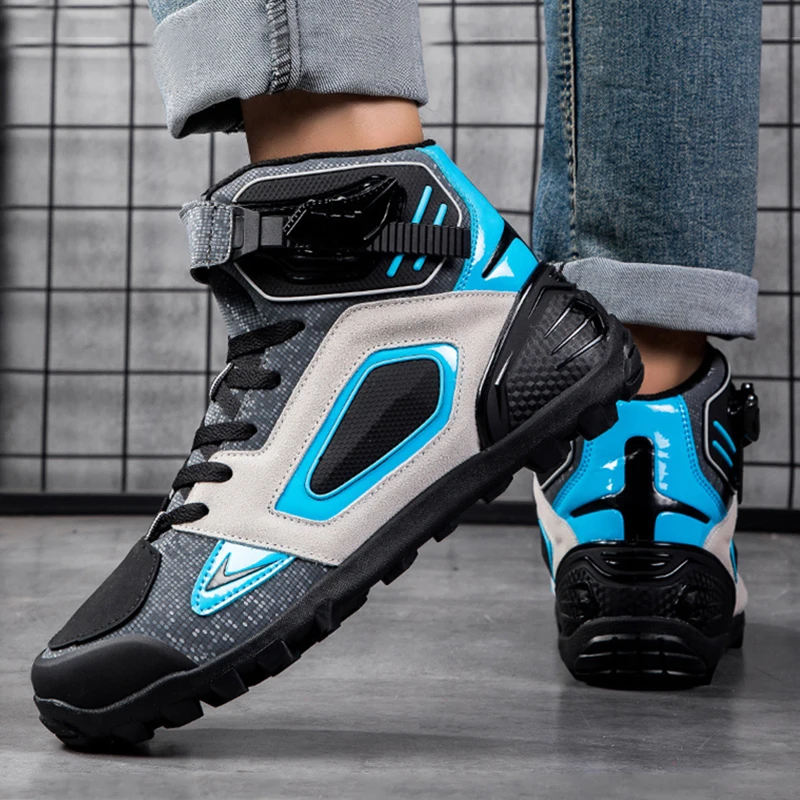 Men's Motorcycle Protective Shoes 2025 New Men Motos Superfiber Leather Cycling Boots Hiking Adventure Bike Ankle Length Shoes
Men's Motorcycle Protective Shoes 2025 New Men Motos Superfiber Leather Cycling Boots Hiking Adventure Bike Ankle Length Shoes