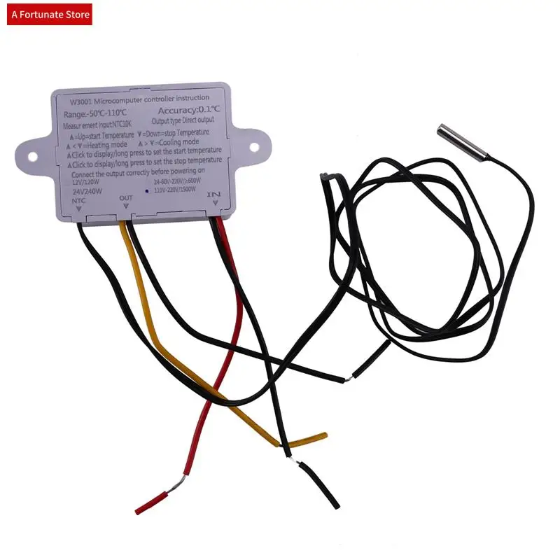 4X 10A AC110-220V цифровой светодиодный регулятор температуры XH-W3001 для инкубатора, переключатель охлаждения, нагрева, термостат, датчик NTC-A78G
4X 10A AC110-220V цифровой светодиодный регулятор температуры XH-W3001 для инкубатора, переключатель охлаждения, нагрева, термостат, датчик NTC-A78G