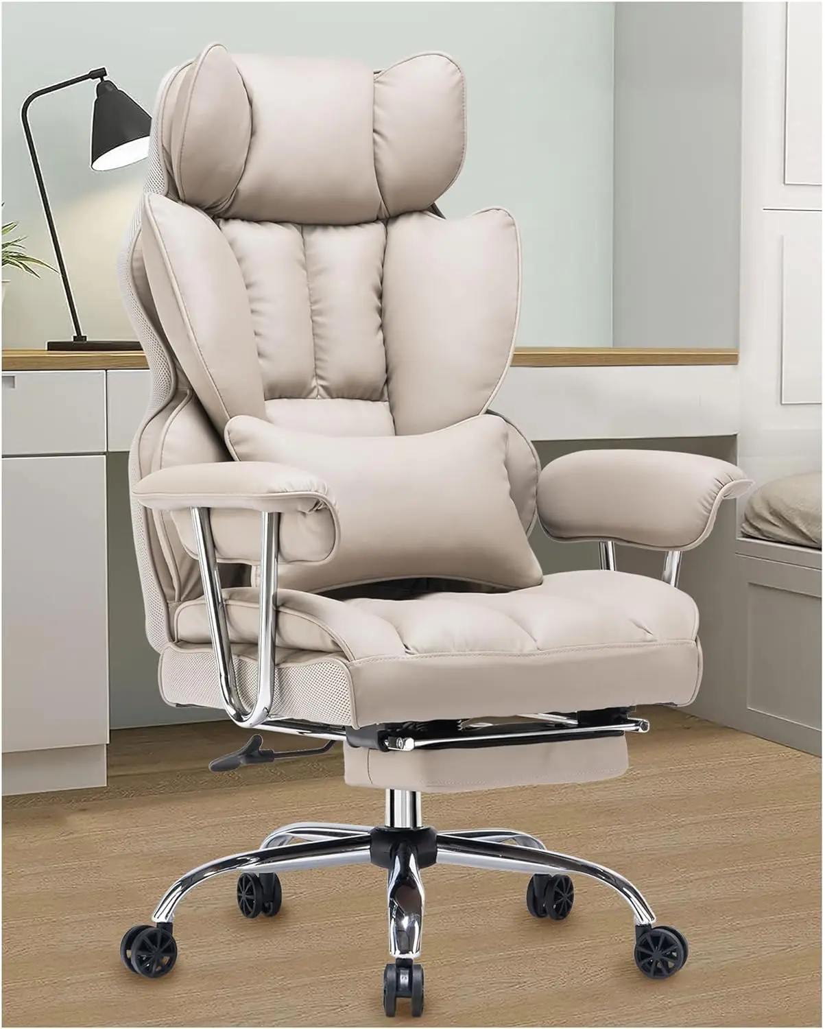 XCYEfomao Desk Office Chair 400LBS, Big and Tall Office Chair, PU Leather Computer Chair,
XCYEfomao Desk Office Chair 400LBS, Big and Tall Office Chair, PU Leather Computer Chair,