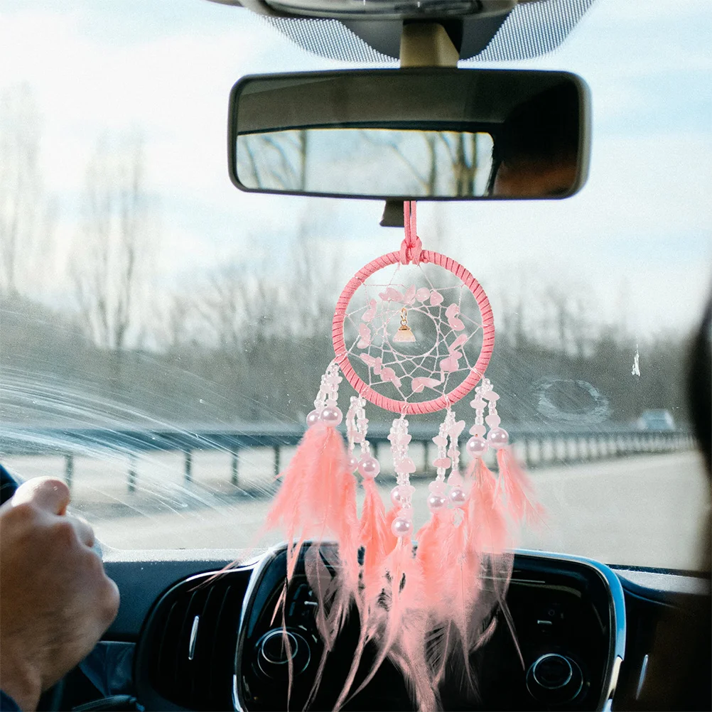 2Pcs Elegant Crystal Car Mirror Accessories Dreamcatcher Design Handmade Cute Decor for Interior Decoration Boho Car Decor
2Pcs Elegant Crystal Car Mirror Accessories Dreamcatcher Design Handmade Cute Decor for Interior Decoration Boho Car Decor