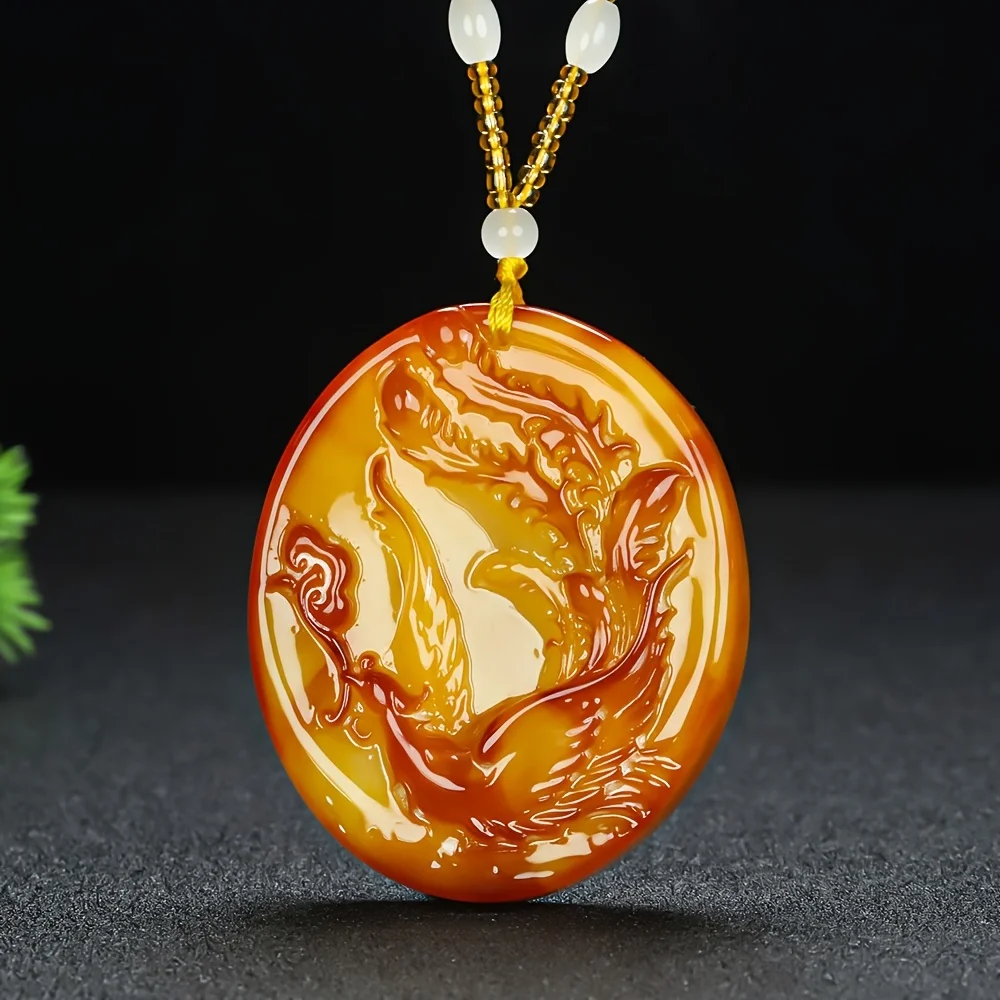 New resin national style mythical beast phoenix pendant for men and women
New resin national style mythical beast phoenix pendant for men and women