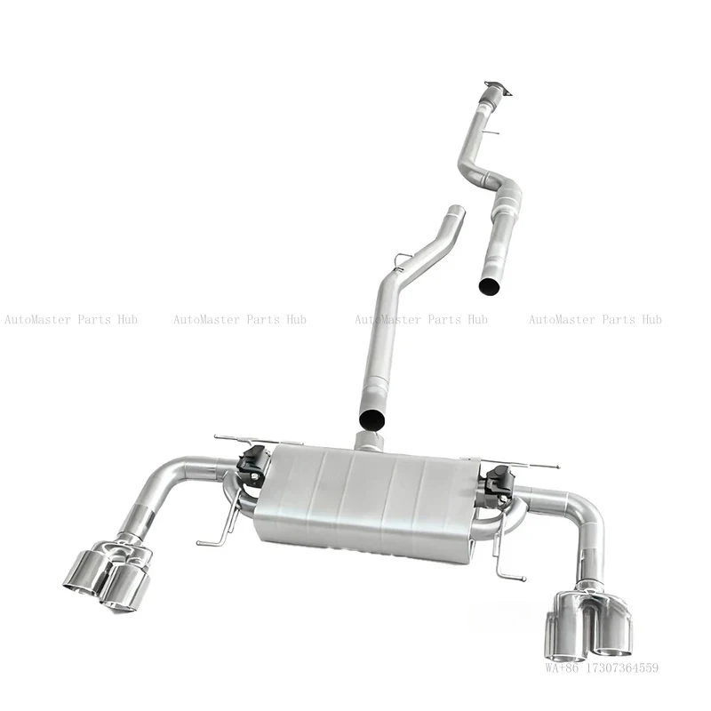 Exhaust Pipe Hot Selling Exhaust System for Giulia 2.0T Auto Performance Catback Exhaust Pipes with Muffler Valves
Exhaust Pipe Hot Selling Exhaust System for Giulia 2.0T Auto Performance Catback Exhaust Pipes with Muffler Valves