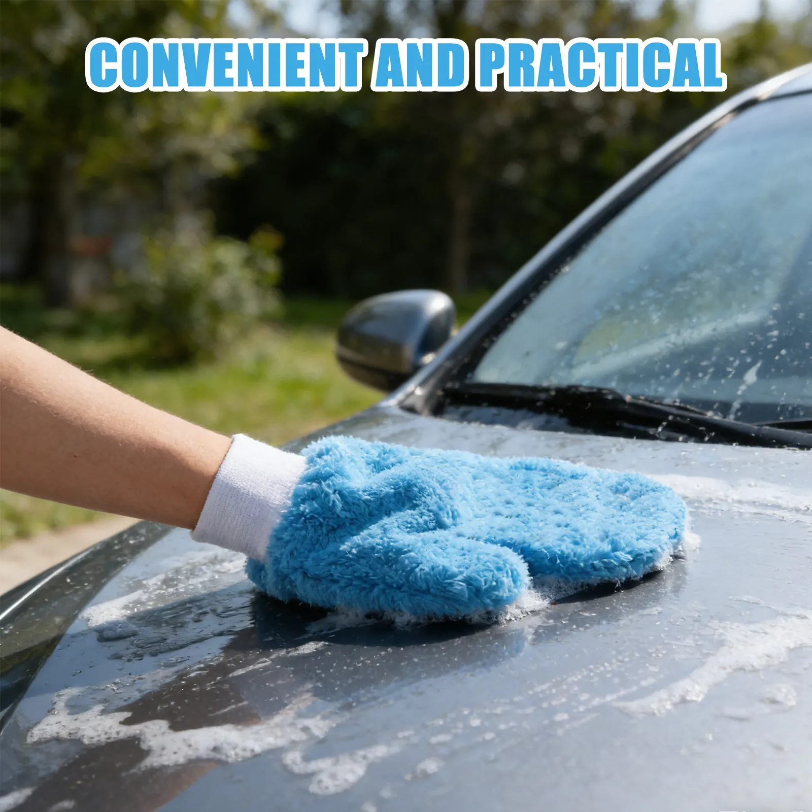 6Pcs Car Wash Gloves Coral Fleece Ultra Soft Scratch Free Polishing Cleaning Mitts for Auto Detailing Window Glass Furniture
6Pcs Car Wash Gloves Coral Fleece Ultra Soft Scratch Free Polishing Cleaning Mitts for Auto Detailing Window Glass Furniture