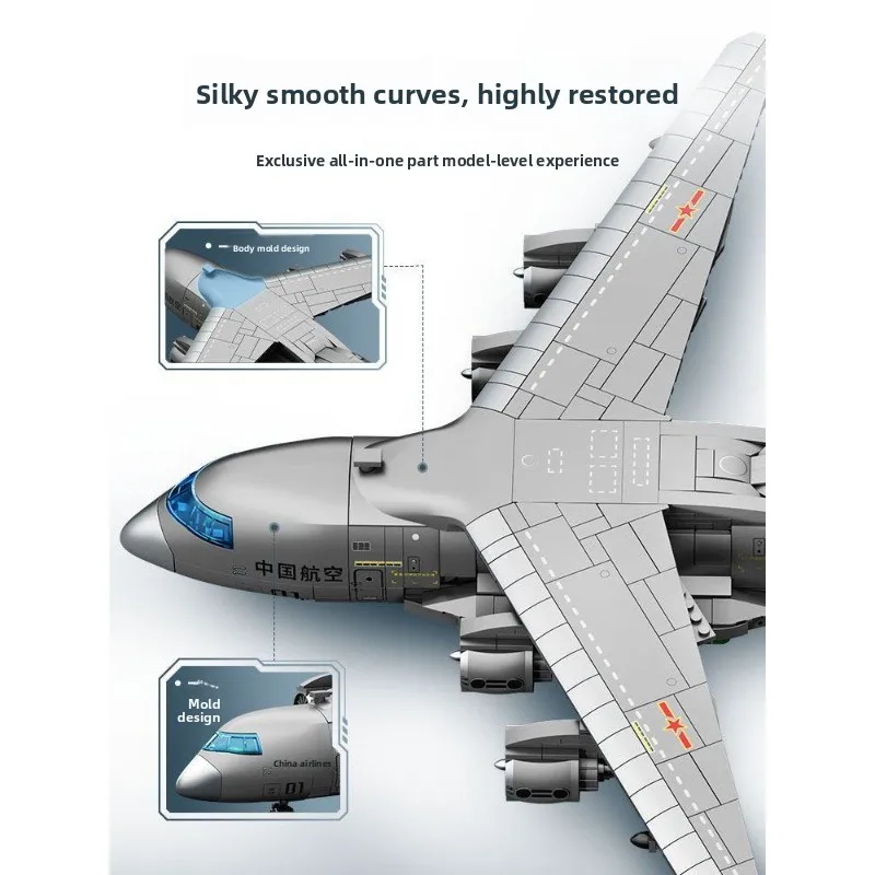 Sembo Block New Y 20 Large Transport Aircraft Domestic Military Plane Building Blocks Toy Gift For Boys
Sembo Block New Y 20 Large Transport Aircraft Domestic Military Plane Building Blocks Toy Gift For Boys
