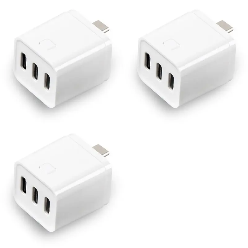 【SUPERDEALS】3X Tuya Zigbee Type-C Smart Adaptor Plug 3 Gang Mini USB-C Power Adaptor Charge Plug Timing Voice Control For Alexa
【SUPERDEALS】3X Tuya Zigbee Type-C Smart Adaptor Plug 3 Gang Mini USB-C Power Adaptor Charge Plug Timing Voice Control For Alexa