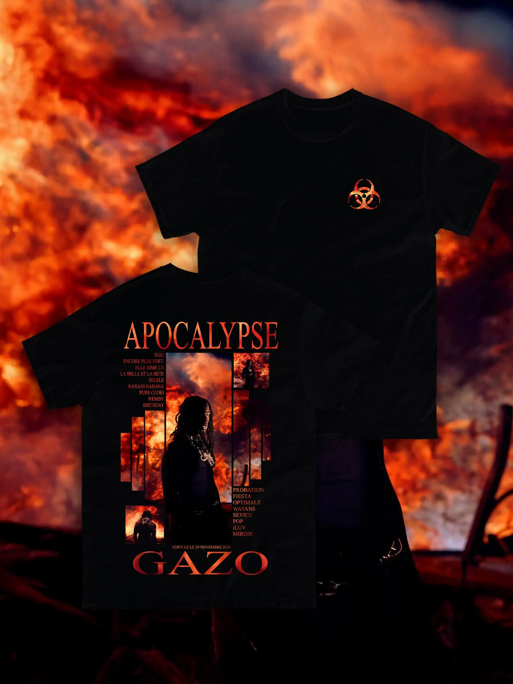 T-shirt Apocalypse Summer American-style Heavy-duty Combed Pure Cotton Men's Short-sleeved Cool and Fashionable Style
T-shirt Apocalypse Summer American-style Heavy-duty Combed Pure Cotton Men's Short-sleeved Cool and Fashionable Style