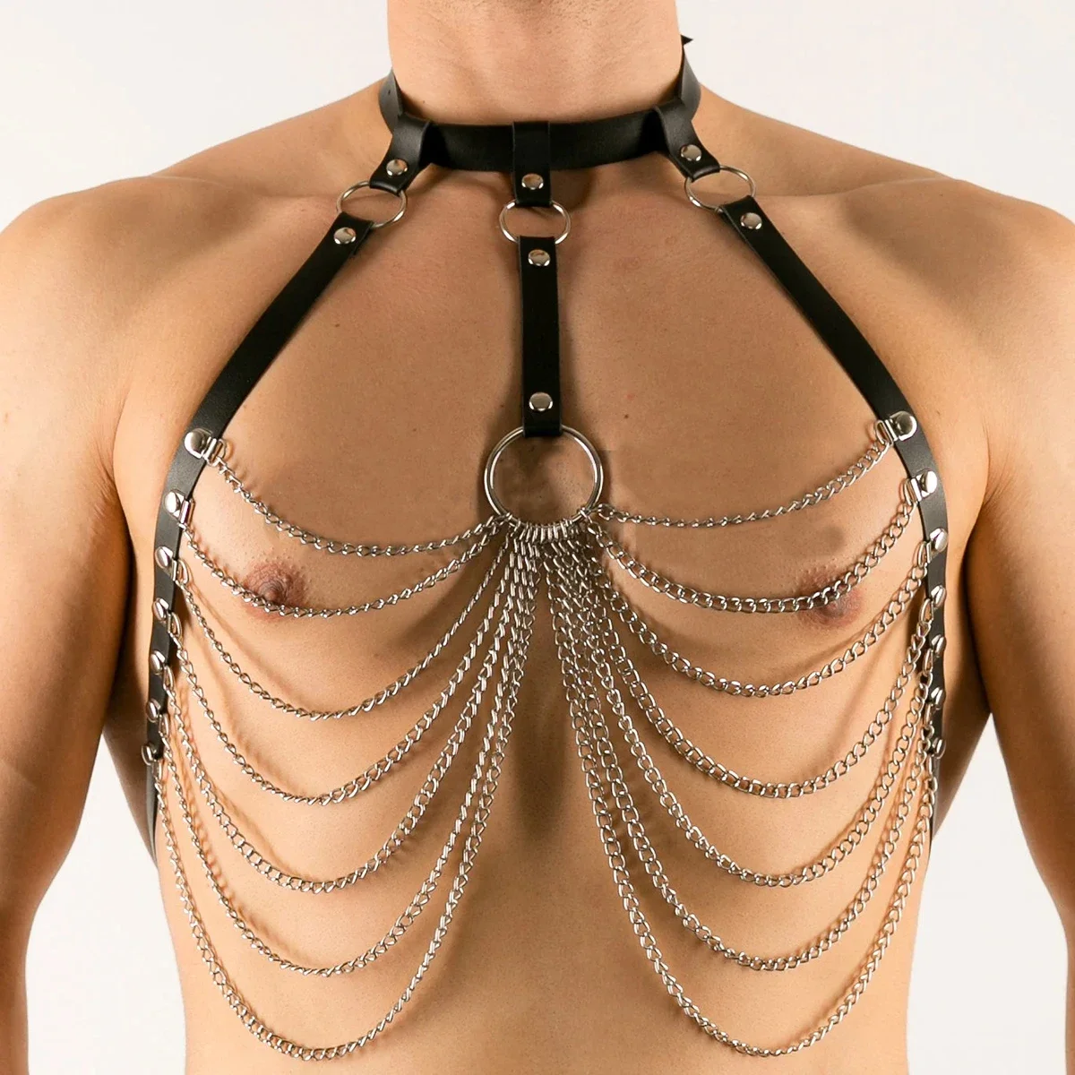 1pc Kinky Harness Man Body harness Erotic Clothing Fetish Accessories Valentine's Day gifts for him
1pc Kinky Harness Man Body harness Erotic Clothing Fetish Accessories Valentine's Day gifts for him