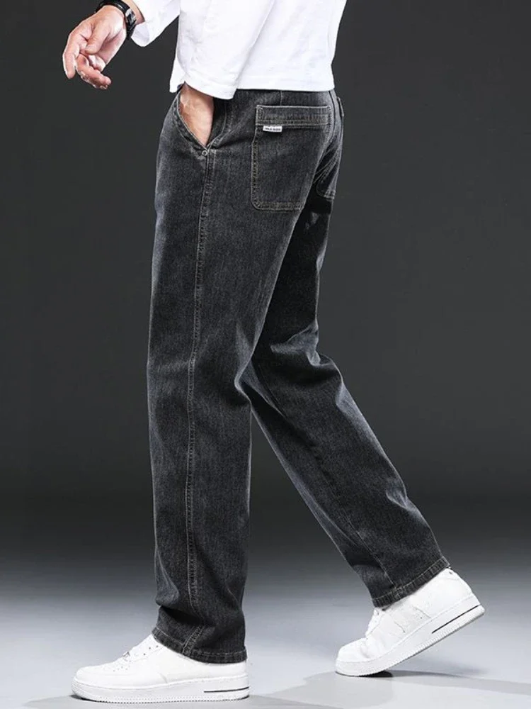 Trousers with Pockets Straight Man Cowboy Pants Elastic Stretch Men's Jeans 2024 Korean Autumn Original Casual Designer New In
Trousers with Pockets Straight Man Cowboy Pants Elastic Stretch Men's Jeans 2024 Korean Autumn Original Casual Designer New In