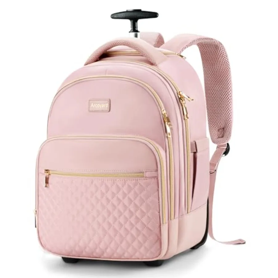 Small Rolling Backpack, 14.3 Inch Underseat Carry On Luggage With Wheels For Adults, Wheeled Backpack for Women, Travel Roller
Small Rolling Backpack, 14.3 Inch Underseat Carry On Luggage With Wheels For Adults, Wheeled Backpack for Women, Travel Roller